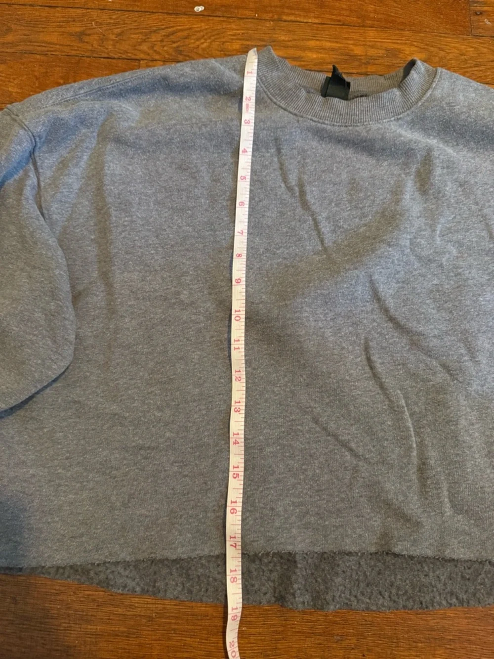 wild fable Gray Cropped Sweatshirt - Picture 3 of 5
